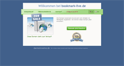 Desktop Screenshot of bookmark-live.de